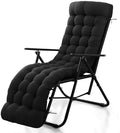 Patio Lounge Chair Cushion, Waterproof Zero Gravity Chair Cushions by Moutosne