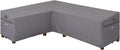 Outdoor Left Facing Sectional Sofa Cover Grey 85''L x 106''L x 34''D x by PATIOASIS