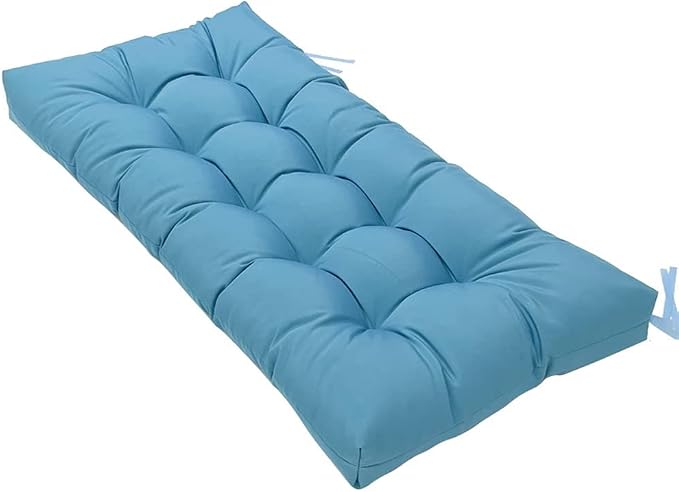 SEAHOME Waterproof Indoor/Outdoor Garden Bench Seat Cushions, Tufted Loveseat by SEAHOME