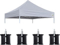 Eurmax USA Pop Up Canopy Replacement Canopy Tent Top Cover, Instant Canopy Top by Eurmax