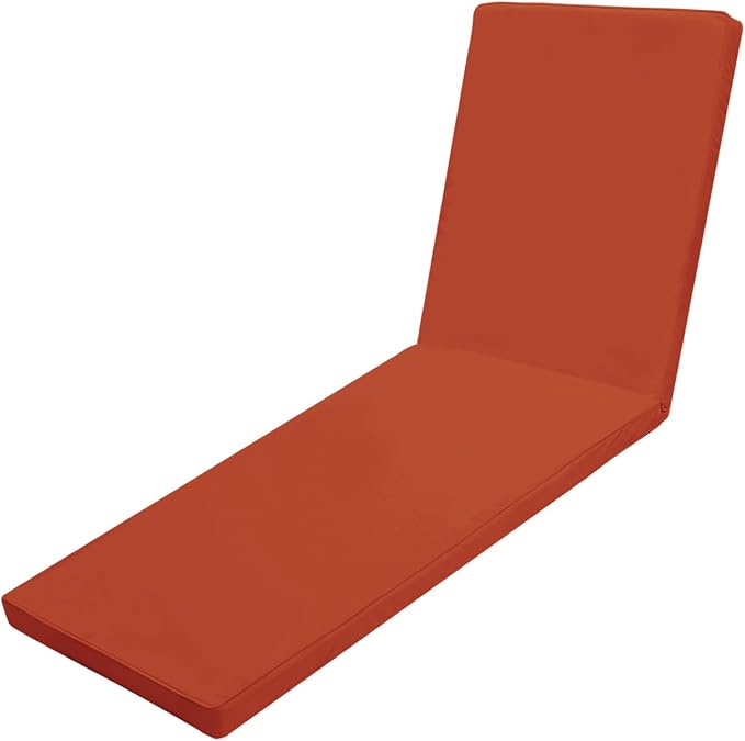 Outdoor Chaise Lounge Cushions for Patio, Waterproof Replacement Seat Pads for by Iheqard
