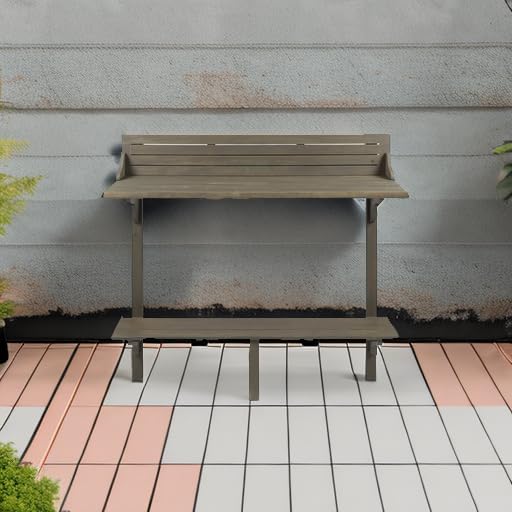 Christopher Knight Home Caribbean Outdoor Acacia Wood Balcony Bar Table - Image 6