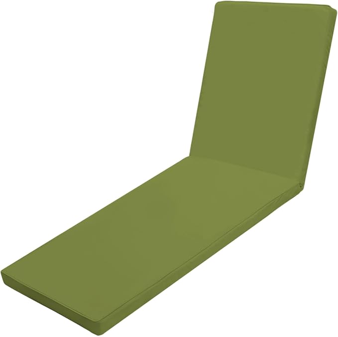 Outdoor Chaise Lounge Cushions for Patio, Waterproof Replacement Seat Pads for by Iheqard