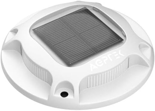 AGPTEK Solar Driveway Lights Outdoor 12 Pack, 2 Color Modes LED Deck Dock - Image 4