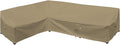 Heavy Duty Outdoor Sectional Sofa Cover, Waterproof 600D Patio Sectional Couch by Flexiyard