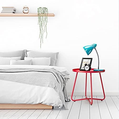 danpinera Outdoor Side Tables, Weather Resistant Steel Patio Side Table - Image 9