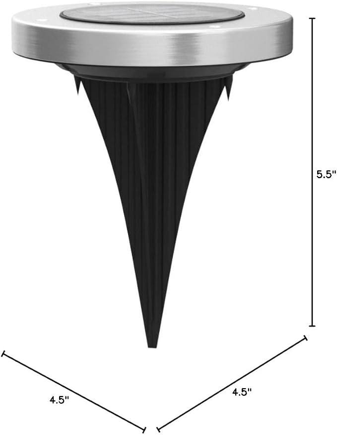 Biling Solar Outdoor Lights 12 Pack, Bright 12 LEDs Solar Ground Lights - Image 8