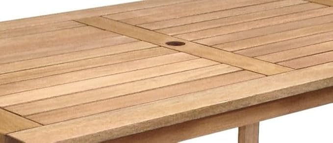 Amazonia Bahamas 5-Piece Patio Round Dining Table Set | Eucalyptus Wood | Ideal - Image 3