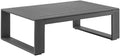 Modway Lirienne Aluminum Outdoor Coffee Table in Gray by Modway