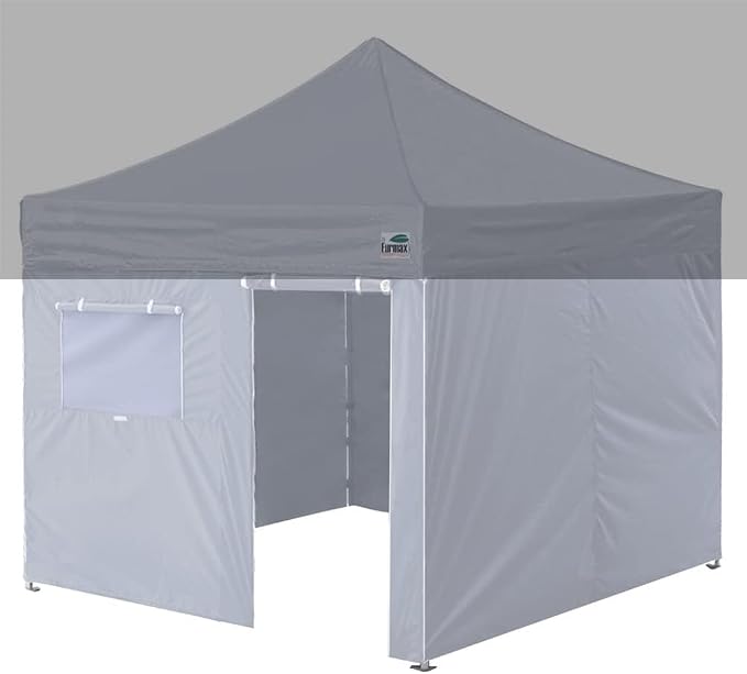 Eurmax USA Full Zippered Walls for 10 x 10 Easy Pop Up Canopy Tent, Enclosure by Eurmax