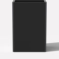 24" Tall Planter for Outdoor Plants, Modern Large Outdoor Galvanized Steel by GradenHomeD%C3%A9corProducts
