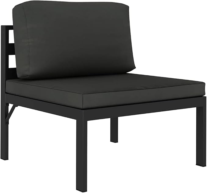 vidaXL Sectional Middle Sofa Anthracite - Image 4