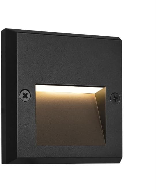 GKOLED 6-Pack Slim Square Low Voltage Deck Post Lights, Outdoor Step Lights - Image 8