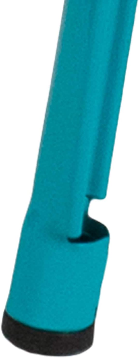 Flash Furniture Commercial Grade 30" High Backless Crystal Teal-Blue - Image 4