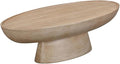 Pemberly Row Eclipse Stone Coffee Table, 47.2" W x 23.8" D x 14" H, Faux by PEMBERLYROW