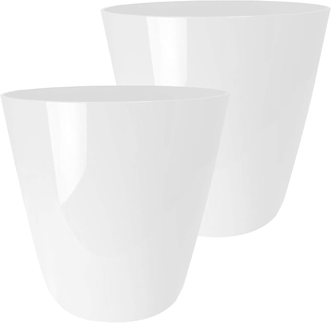 The HC Companies Aria Round Self-Watering Pot by TheHCCompanies
