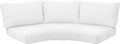Outdoor Curved Sofa Cushion Cover by Unknown