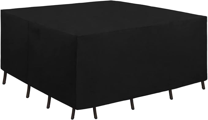 Easy-Going 600D Heavy Duty Patio Furniture Cover, Outdoor Square Table and by Easy-Going