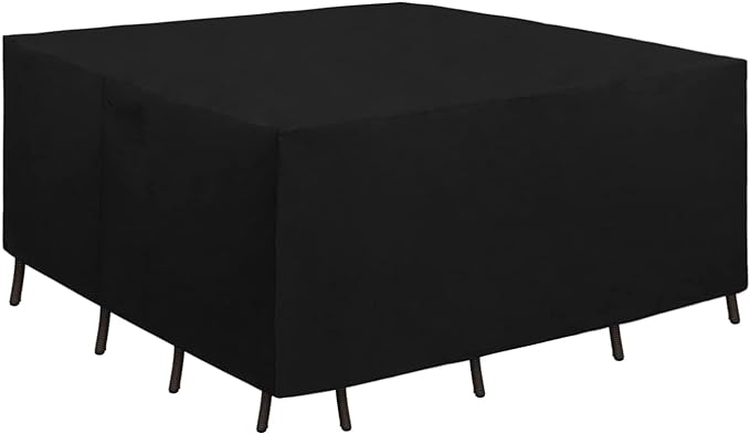 Easy-Going 600D Heavy Duty Patio Furniture Cover, Outdoor Square Table and by Easy-Going