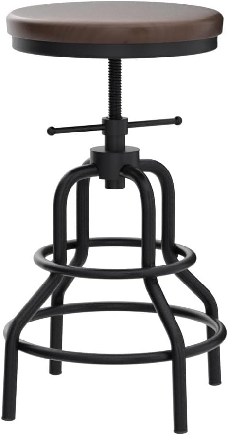 LOKKHAN Vintage Industrial Bar Stool - Image 6