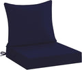 downluxe 19x19 Outdoor Chair Cushions, Waterproof Fade Resistant Patio by Downluxe