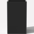 Tall Black Planter 28" Metal Square Large Plant Pots by GradenHomeD%C3%A9corProducts