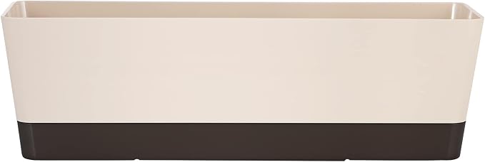 Skelang 3 Pcs Rectangular Plant Pot, 16.7" Flower Planter Box, Windowsill - Image 2