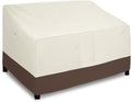 Easy-Going Waterproof Outdoor Loveseat, Heavy Duty Deep 2-Seater Patio Couch by Easy-Going