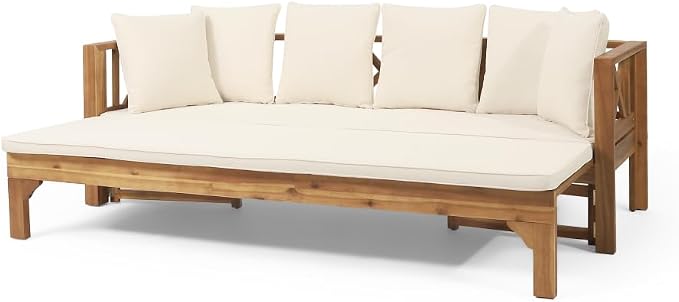 Outdoor Sofa Daybed, Convertible Patio Furniture - Image 7