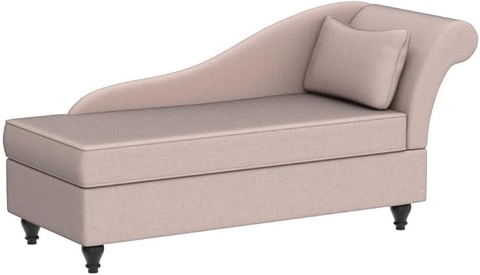 Yongqiang Indoor Storage Chaise Lounge Upholstered Fabric Lounge Chair Living - Image 4