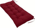 SEAHOME Waterproof Indoor/Outdoor Garden Bench Seat Cushions, Tufted Loveseat by SEAHOME