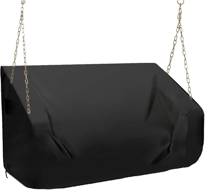 Porch Swing Cover 63 Inch Water-Resistant 600D OXford Hanging Outdoor Swing by YHINGG