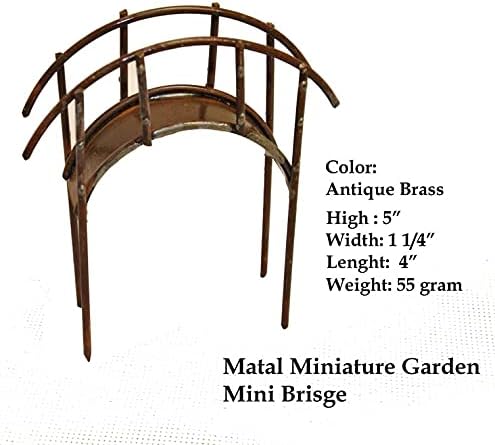 G & F Products MiniGardenn 10030 Fairy Garden Miniature Mini Bridge - Image 11