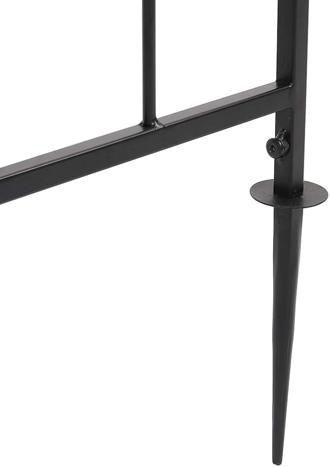 Garden Arbor with Side Garden Trellis, 7.5FT Metal Garden Arch - Image 6