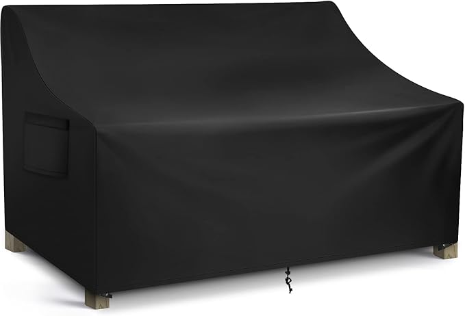 WLEAFJ Patio Sofa Cover Waterproof, 3-Seater Outdoor Sofa Cover, Heavy Duty by WLEAFJ