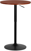 MoNiBloom Round Bar Table Adjustable Height, BistroTable by Monibloom