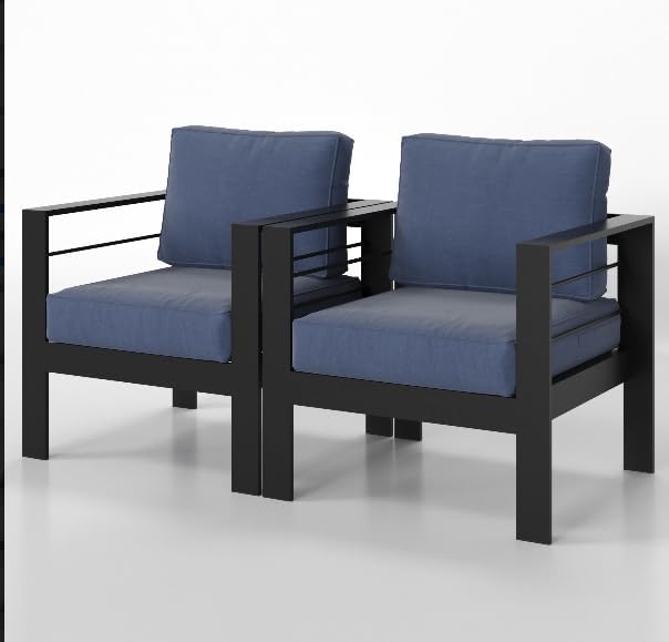 Solaste Patio Furniture Metal Armchair - Image 7