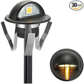 FVTLED Pack of 30 Warm White Low Voltage LED Deck Lights kit Φ1.38 Outdoor by FVTLED