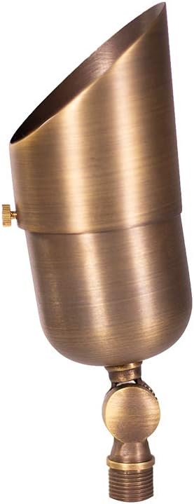12V LogiSpot Brass Outdoor Spotlight - Image 3