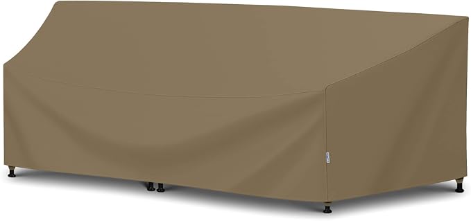 SunPatio Outdoor Curved Sectional Couch Cover, Heavy Duty Waterproof Patio Sofa by SunPatio