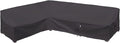 Heavy Duty Outdoor Sectional Sofa Cover, Lawn Patio Couch Protector by Flexiyard