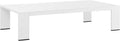 Modway Tahoe Aluminum Outdoor Patio Coffee Table in White by Modway