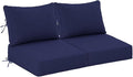 Sundale Outdoor Olefin Deep Seat Cushion Set of 2, Patio Chair Cushion and by SundaleOutdoor