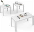 Furinno Classic Living Room Table Set of 3, Modern Rectangle Coffee Table by Furinno-FitsYourSpaceFitsYourBudget