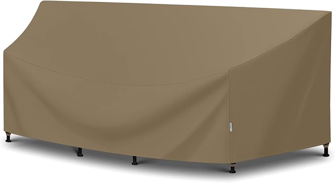 SunPatio Outdoor Sectional Sofa Cover, Heavy Duty Waterproof Curved Furniture by SunPatio