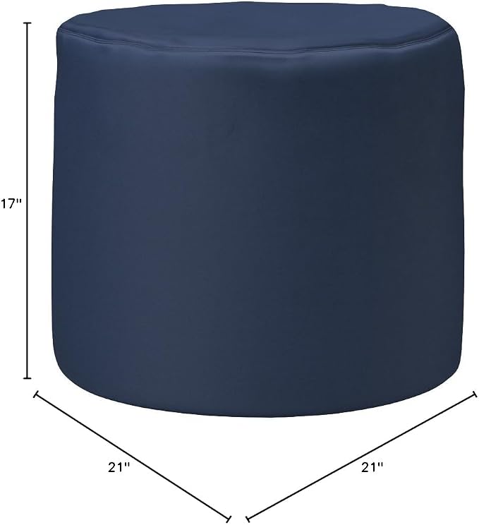Jaxx Spring Indoor/Outdoor Bean Bag Pouf Ottoman - Image 3