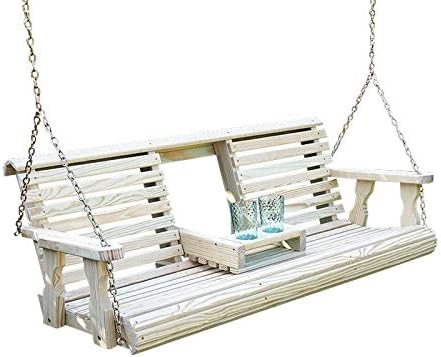 Porchgate Amish Heavy Duty Console Porch Swing by Porchgate