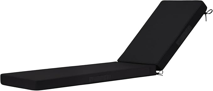 Cozyide Chaise Lounge Cushions Outdoor 72"x21"x3", Waterproof Lounge Chair by cozyide