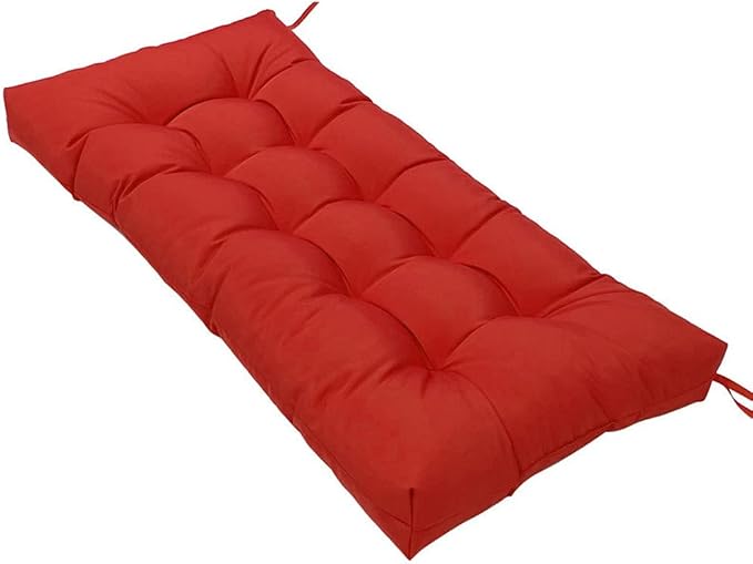 SEAHOME Waterproof Indoor/Outdoor Garden Bench Seat Cushions, Tufted Loveseat by SEAHOME