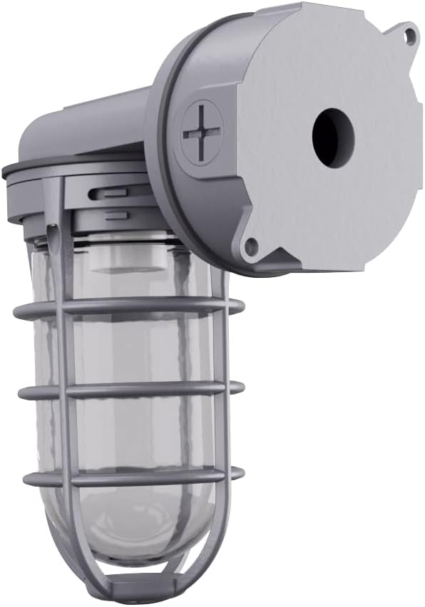 Lithonia Lighting Jelly Jar Light Fixture, Incandescent Utility Vapor Tight - Image 8